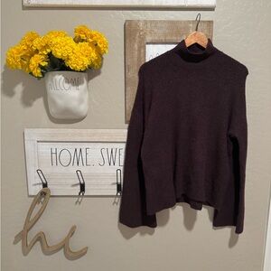 French connection turtle neck sweater size xs oversized